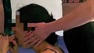 isa brings her young friend over to watch monster cock penetrate tight pussy