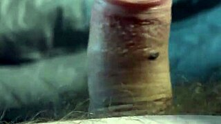 Solobdsmman reveals small pierced cock in solo display