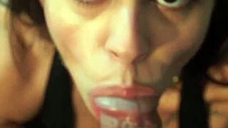 Felicia Welter Deepthroats Director's Gushing Cum in Erotika BTS