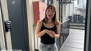 Kate Quinn Welcomes Neighbor with Tight Pussy Fuck