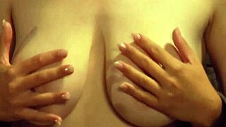 PALE BIG TITS lesbian SLAVE MOANS loud from MISTRESS fingering her wet PUSSY!