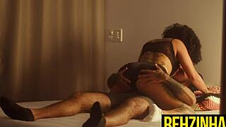 Rehzinha sneaks into coworker's hotel room for intimate relaxation session