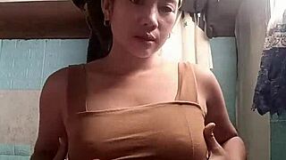 that cute asian girl next door teases her petite body in see through lingerie so invitingly