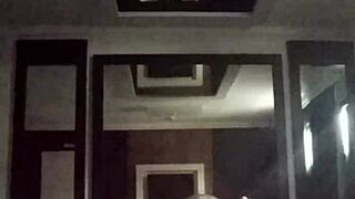 Recorded video call to cuckold from motel with bull