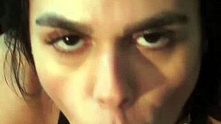 Felicia Welter Deepthroats Director's Gushing Cum in Erotika BTS