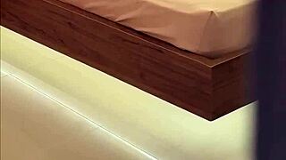 Curvy madrastra sneaks in for sneaky cowgirl ride and full creampie drain