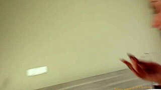 you wanna see cute czech brunette blowjob in casting?