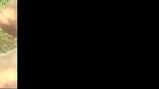 Emo Roommates Share Intimate Outdoor Embrace and Kisses