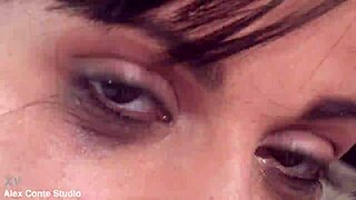 whoa sandra soul looks wrecked after luca ferrero pounds her hard