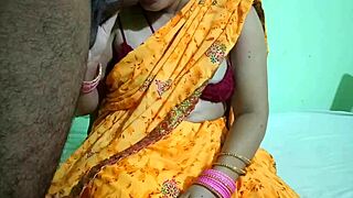 indian tuition teacher enjoys passionate bedroom spooning with student