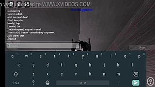 Blonde milf with big tits fucked by monster cock on roblox