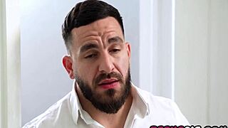 shy petite teen knocks on neighbor's door ready to lose her virginity hard