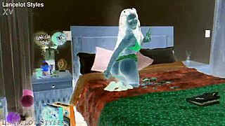 lenis diamond's tight colombian ass stretched by monster bbc anal toys