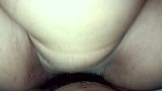 Shaved teen babe bangs friend's husband on shared bed