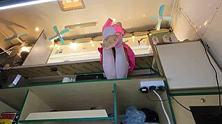 spy on hot 18+ euro teen's upskirt pussy at work hidden cam.