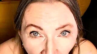 pov desire game busty blonde gilf heels bra stockings teases huge saggy tits dildo