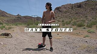 wanna see me maxx stoner fuck myself with dildo in desert