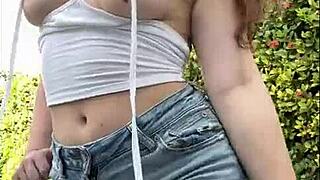 i feel so naughty fucking myself for neighbor watching