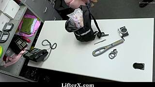 PUNISHED COLLEGE GIRLS BENT OVER FOR MONSTER COCK DOGGY IN GARAGE SHOP