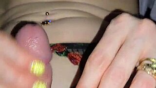 milf strokes cock rides huge dildo in crotchless panties