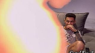 Girlfriend Kneels Suggestively For Friend's Thick Cock Tease