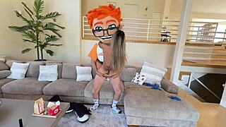 linda lan rides hard in wild casting session