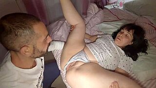 wanna see this hot milf's big pussy lips get fucked deep and creampied up close homemade?