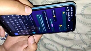 Chubby girl trades secret for special favor on dating app