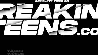 Nerdy petite teen slammed rough by monster cock! 😈🍆