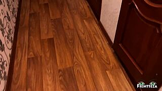 christmas bed romp with hot milf ends in creampie bliss