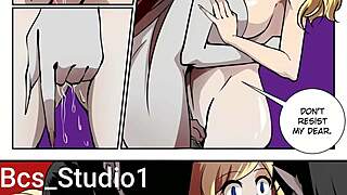 Vampire girl transforms into a sexy crossdressing girlfriend riding hardcore with big tits bouncing