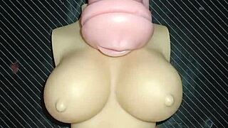 kissy and dolly deepthroat suck then switch anal ass to mouth with tit cumshots