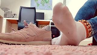 Trapped tight in Maya's huge sweaty socks?