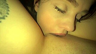 Stepsis Game Turns Into Rough Lesbian Kissing And Pierced Tit Play!