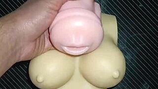 kissy and dolly deepthroat suck then switch anal ass to mouth with tit cumshots