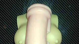 kissy and dolly deepthroat suck then switch anal ass to mouth with tit cumshots