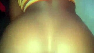 petite ebony nympho creams on big black cock before roommate returns