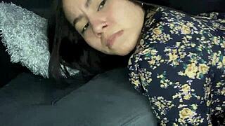 I brought party stranger home for wild DOGGYSTYLE pounding and CUMSHOT!