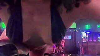 curly haired latina princess teases with slow striptease reveal