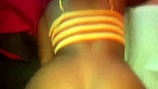 petite ebony nympho creams on big black cock before roommate returns