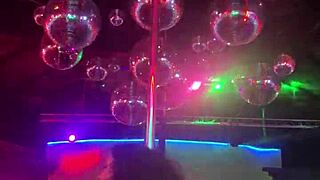 curly haired latina princess teases with slow striptease reveal