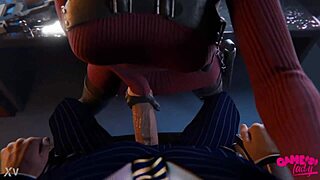 Ada Wong Gives Leon AWESOME CLOSE-UP HANDJOB Animation