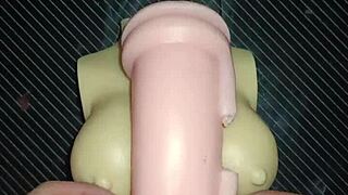 kissy and dolly deepthroat suck then switch anal ass to mouth with tit cumshots