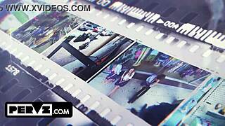 cheerleader's sloppy blowjob hides office search