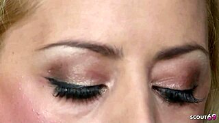 Skinny blonde takes raw anal from two monsters in class! 😈🍆