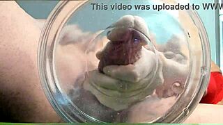 Granny, your slowmo cumshot in water with that friend looks so hot and creamy!