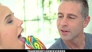 poppy's braces and pigtails shine in hardcore pounding