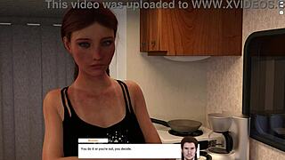 Redhead Rides Shaved Pussy to Creampie on Christmas Midnight Ride