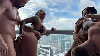 Emotional Interracial Orgy Passion in Miami