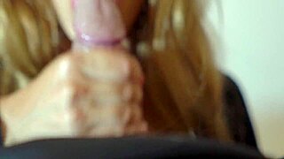 curvy babe rides massive cock in steamy cowgirl action close up